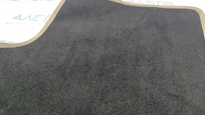Carpet interior rear right Mercedes CLA 14-19 cloth black, beige edging, for dry cleaning