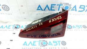 Light inside trunk lid right Alfa Romeo Giulia 17-19 scratches