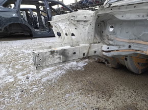 Front right quarter Mercedes CLA 14-19 on the body, white