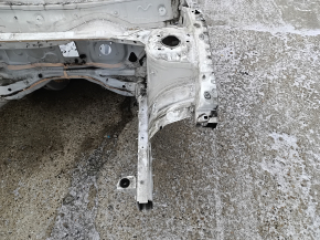 Front left quarter Mercedes CLA 14-19 on the body, white