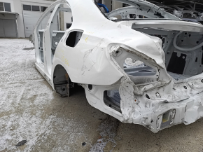 Quarter wing rear left Mercedes CLA 14-19 on the body, white, dented
