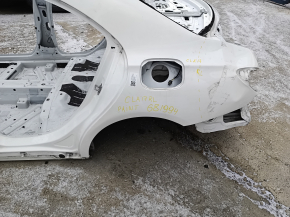 Quarter wing rear left Mercedes CLA 14-19 on the body, white, dented