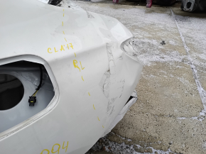 Quarter wing rear left Mercedes CLA 14-19 on the body, white, dented