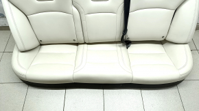 Rear row of seats 2 row Tesla Model S 16-20 rest, beige, heated, leather creases