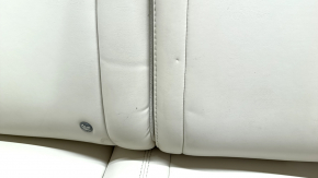 Rear row of seats 2 row Tesla Model S 16-20 rest, beige, heated, leather creases