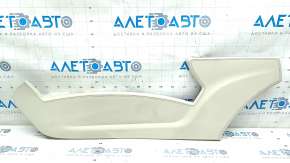 Center console trim side left Tesla Model S 16-20 beige leather, beige stitching
