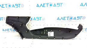 Center console trim side left Tesla Model S 16-20 beige leather, beige stitching