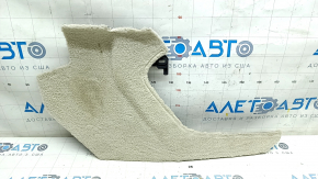 Side console tunnel trim left Tesla Model S 12 - beige, for cleaning
