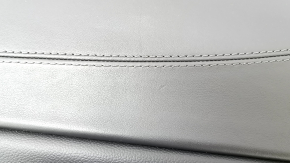 Door trim card rear left Alfa Romeo Giulia 17- black, armrest black leather, insert black leather, gray molding, scratches, dent