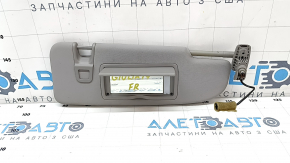 Right visor Alfa Romeo Giulia 17-21 without hook, gray with backlight, without sticker