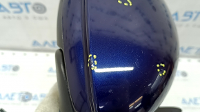 Side mirror right Alfa Romeo Giulia 17 turn signal, heated, 6+8 pins, blue, bumps, cracks in the turn signal glass