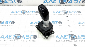 Gear shifter with handle Alfa Romeo Giulia 17-19 leather black with chrome, worn, pokes