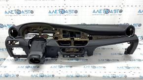 Torpedo front panel with AIRBAG Alfa Romeo Giulia 17-19 leather black, rusty pyropatron