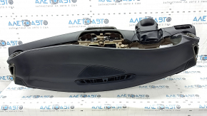 Torpedo front panel with AIRBAG Alfa Romeo Giulia 17-19 leather black, rusty pyropatron