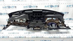 Torpedo front panel with AIRBAG Alfa Romeo Giulia 17-19 leather black, rusty pyropatron
