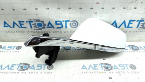 Side mirror left Tesla Model S 12-20 13+1 pins, auto-dimming, heated, white+chrome