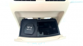 Mercedes CLA 14-19 center console deflector beige, with cigarette lighter, ashtray