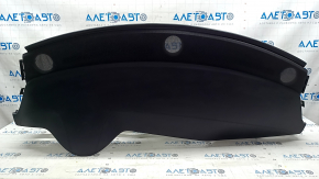 Torpedo front panel with AIRBAG Tesla Model S 12-20 leather black + suede, broken fasteners, scratches