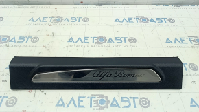 Door sill trim front left Alfa Romeo Giulia 17- black with chrome insert, scratches