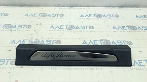 Door sill trim front right Alfa Romeo Giulia 17- black with chrome insert, scratches