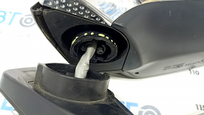 Left side mirror Lexus RX350 RX450h 16-20 15 pins, turn signal, auto-dimming, heated, BSM, blue, broken mount, scratches