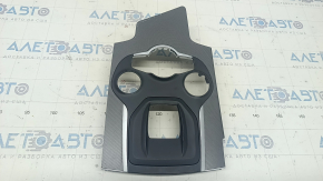 Alfa Romeo Giulia 17 center console trim - gray, chrome, scratches