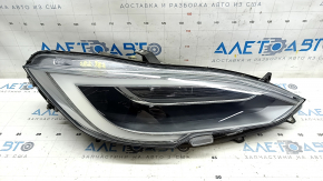 Headlight front right Tesla Model S 16-20 complete rest UP-LEVEL, sand, scratches