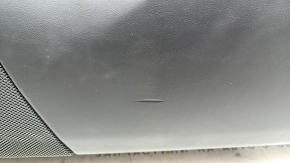 Door trim card front right Tesla Model S 16-20 rest leather black, with beige insert, with backlight, dented