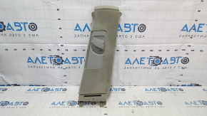 Center pillar trim upper belt right Lexus RX300 RX330 RX350 RX400h 04-09 gray, needs cleaning, scratches, abrasion, fabric swelled