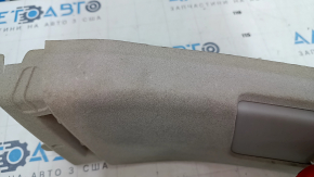 Center pillar trim upper belt right Lexus RX300 RX330 RX350 RX400h 04-09 gray, needs cleaning, scratches, abrasion, fabric swelled