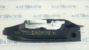 Rear pillar trim lower left Alfa Romeo Giulia 17- black, scratches