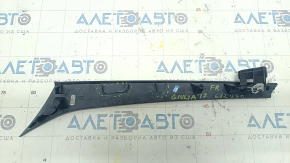 Front panel trim right Alfa Romeo Giulia 17- gray, broken fasteners, scratch