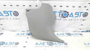 Front pillar trim lower right Lexus RX300 RX330 RX350 RX400h 04-09 gray, scratches, whitened plastic, crack