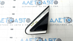 Front left wing corner plug Nissan Murano z52 15- black gloss with chrome, broken guide, scratches