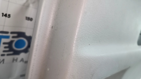Door trim card rear right Lexus RX300 RX330 RX350 RX400h 04-09 gray, black top, gray leather armrest, wood insert, scratches, tears
