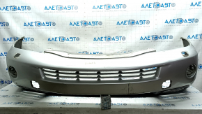 Bare front bumper Lexus RX400h 06-09 for headlight washer, silver, broken mount, scratches