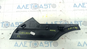 Center console trim side left Alfa Romeo Giulia 17- black, scratches