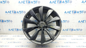 Wheel rim R21x8.5 Tesla Model S 12-20 curb, painted, varnished
