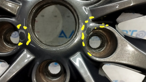 Wheel rim R21x8.5 Tesla Model S 12-20 curb, painted, varnished