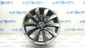 Wheel rim R21x8.5 Tesla Model S 12-20 curb, painted