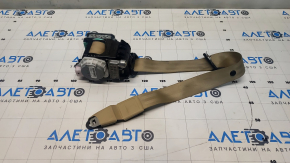 Passenger seat belt Audi A4 B8 08-16 beige, shot, broken plastic