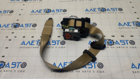 Passenger seat belt Audi A4 B8 08-16 beige, shot, broken plastic