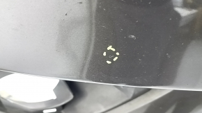 Front bumper bare Nissan Murano z52 15-18 prerest red torn off right part, broken fasteners, tears, sawed off, dented