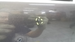 Front bumper bare Nissan Murano z52 15-18 prerest red torn off right part, broken fasteners, tears, sawed off, dented