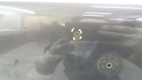 Front bumper bare Nissan Murano z52 15-18 prerest red torn off right part, broken fasteners, tears, sawed off, dented