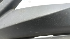 Front bumper bare Nissan Murano z52 15-18 prerest red torn off right part, broken fasteners, tears, sawed off, dented