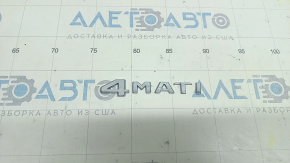 Emblem inscription 4 MATIC trunk lid Mercedes CLA 14-19 missing letter