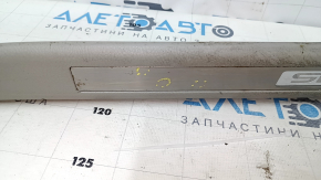 Door sill trim with illumination front left Lexus RX300 RX330 RX350 RX400h 04-09 gray, with chrome trim, bumps on chrome, scuffed, scratches, for dry cleaning