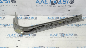 Door sill trim with illumination front left Lexus RX300 RX330 RX350 RX400h 04-09 gray, with chrome trim, bumps on chrome, scuffed, scratches, for dry cleaning