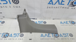 Trunk opening trim left Lexus RX300 RX330 RX350 RX400h 04-09 gray, scratches